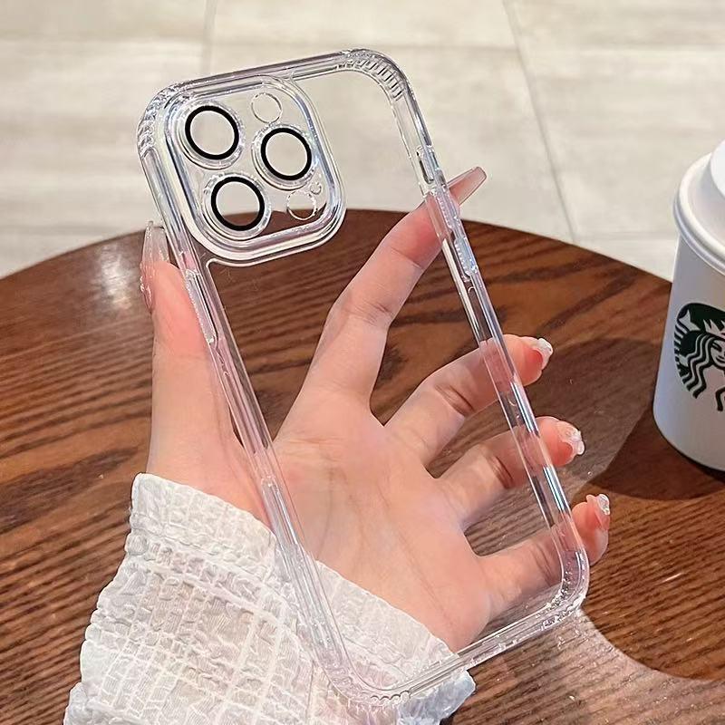 Clear Acrylic Magnetic Snap-on Case IPhone 16/17 Series With AI Button Shockproof Anti-Fingerprint