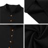 Men’s Summer Casual Loose Fit Button Up Polo Shirt with Short Sleeves Comfortable Lightweight Material Classic Design