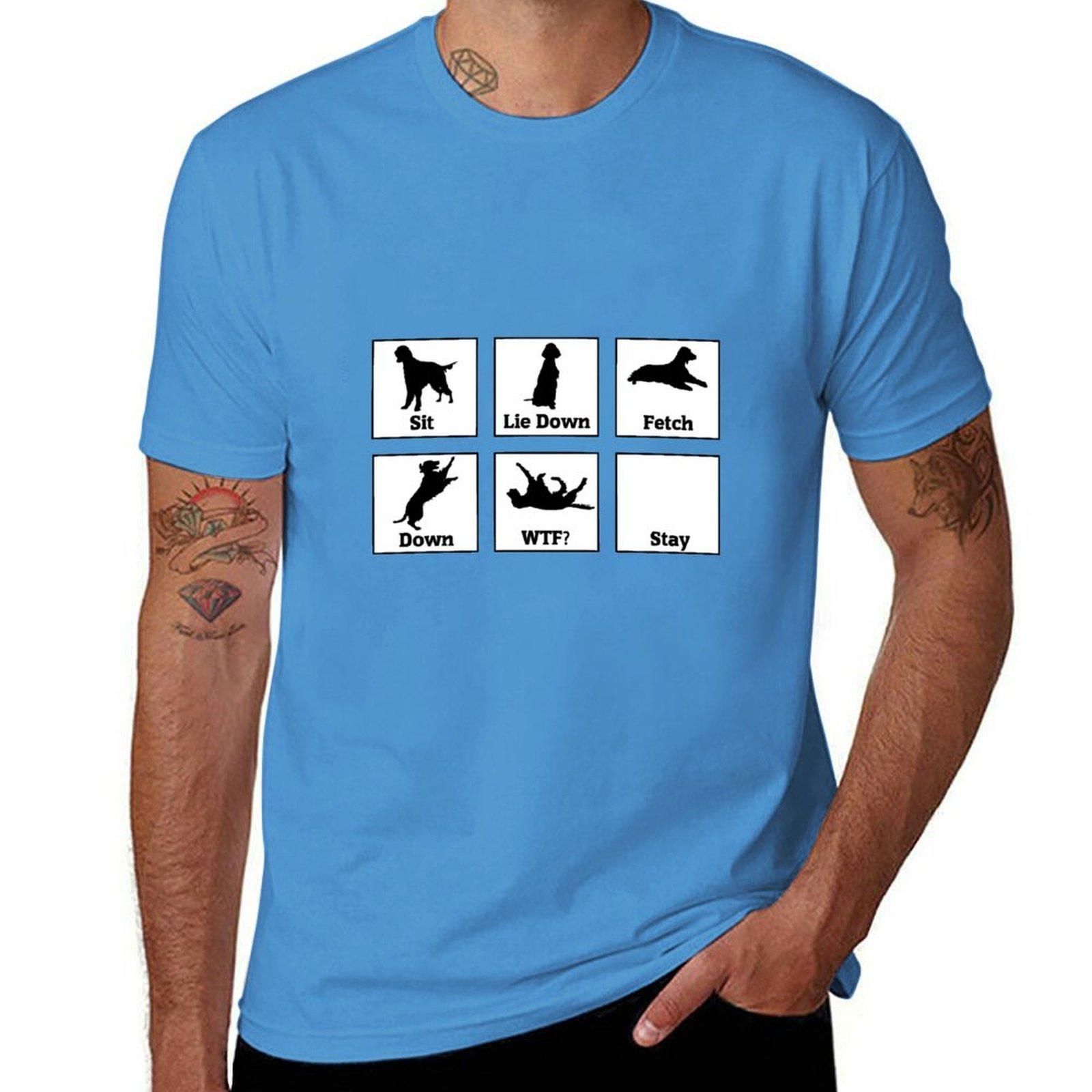 Funny Setter Dog Training Irish English Gordon TShirt blanks quickdrying customizeds Unisexs t shirts pack S
