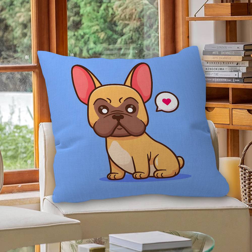 Cute Dog Pillow Anime Pillow Sofa Bed Head Pillow Cover Cushion Cover 45x45 Cm Fashion