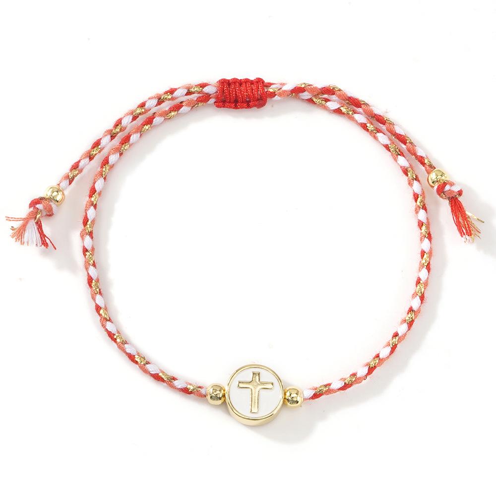 

Multicolor Woven Rope Bracelet: Fashionable Retro Style Jewelry