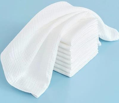 5pcs Couche Bébé Réutilisable Lavable 100% Coton Écologique Gaze Couches en Tissu Bicouche pour Enfants Respirantes Absorbantes