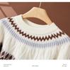 2024 A/W Women's Cashmere Knitwear: Long Sleeve Loose Jacquard Sweater - Soft, Comfortable, Versatile