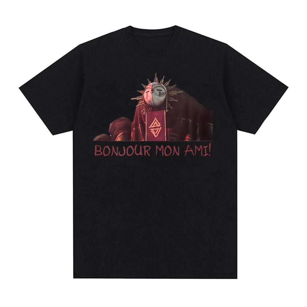 

Bonjour Mon Ami Esquire Shirt, Expedition Gaming T-shirts Men Women Fashion Oversized T Shirt Summer Comfort 100% Cotton T-sh... S разноцветный