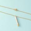Sturdy Memory Necklace Portable Stainless Steel Cremation Ashes Pendant Jewelry Accessory with Sealed Waterproof Rings