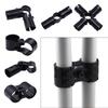 Pipe Connector Clamp Pipe Joint Component Black,Rust Resistant Sturdy Pipe