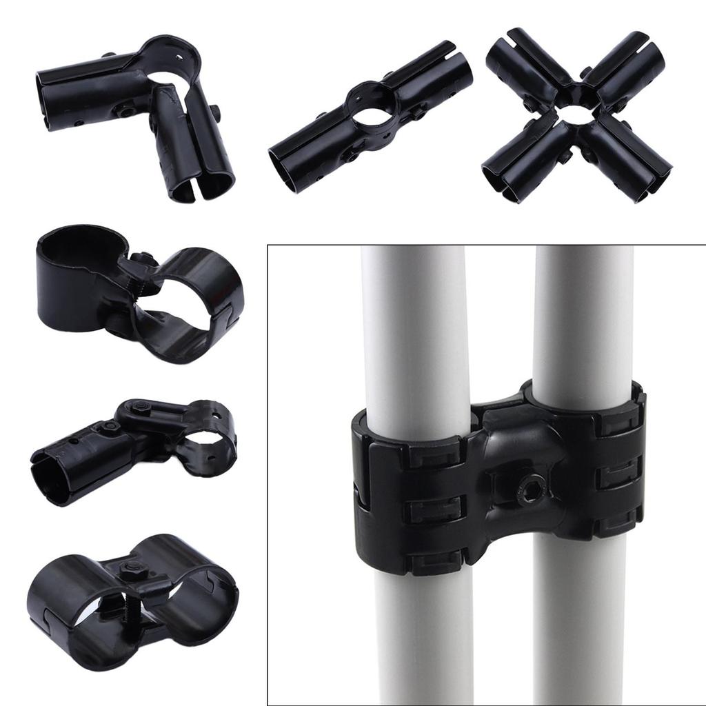 Pipe Connector Clamp Pipe Joint Component Black,Rust Resistant Sturdy Pipe