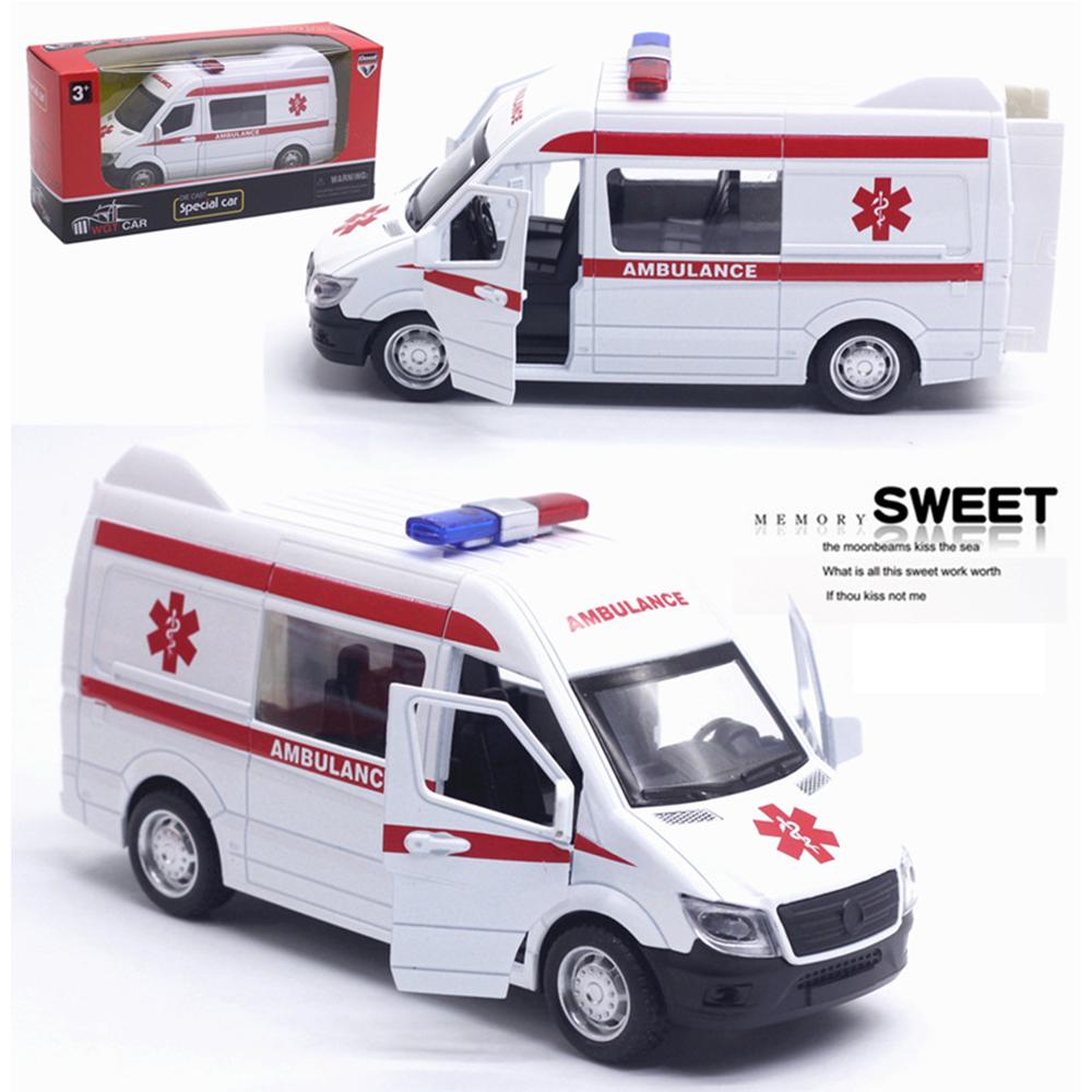 

1/32 Металлический Грузовик Автомобиль WGT Автомобиль Mercedes Benz Sprinter: Свет и звук пожарной машины 1/32-Size:14.5*5*7cm белый