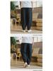 Men's National Trend Loose Harem Pants: Cotton & Linen, Plus Size, Wide Leg, Spring/Summer Casual Wear