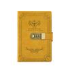 Dazzling PU Leather Notebook Square Premium Quality Notepad Stylish Lockable Journal  Travel