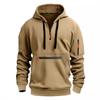 Spring Autumn Men's Hoodie Zipper Multi Pocket Zipper Pullover Sweatshirt Sports and Leisure Sweatshirt Hoodies & Sweatshirts (men’s)