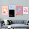 Art Quote Color Text Poster Picture Wall Mural Print Kid Nursery Living Room Home Decor Canvas Painting Motivational Keep Going