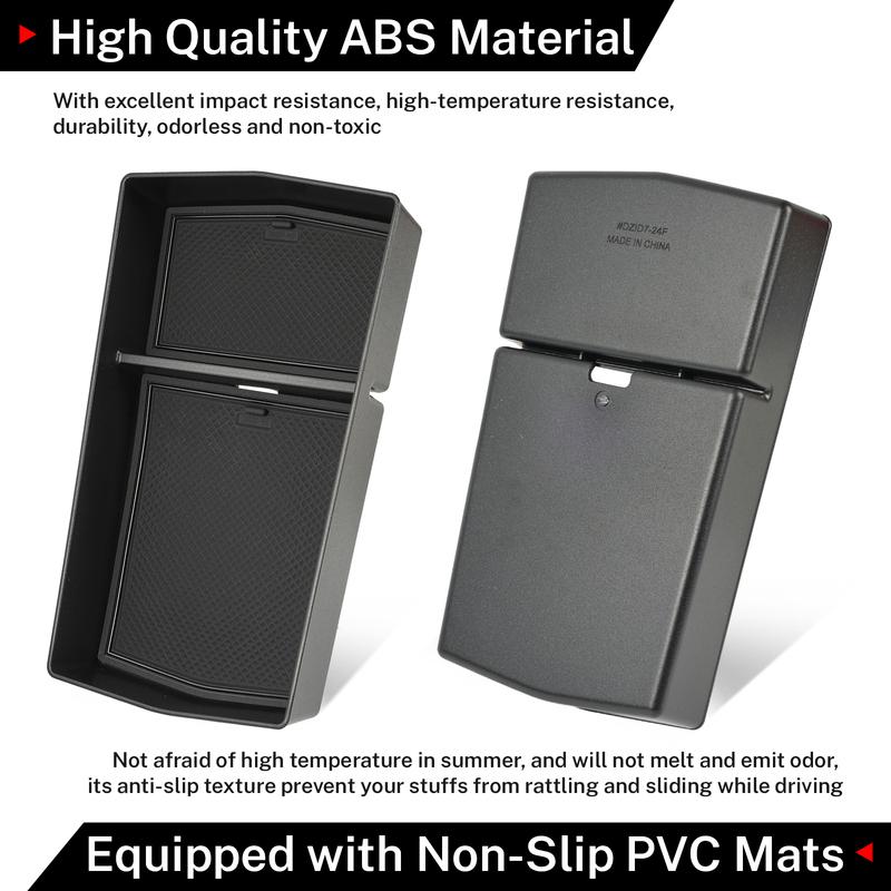 Pro VW ID7 Box na odkládací přihrádku pod loketní opěrku Organizér Podnos Vhodné pro modely ID7 GTX Tourer 2024-2026 Středová konzole dělicí držák