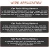MKBKLLJY Car Radio Mounting Wire Harness with Antenna Adapter Plug