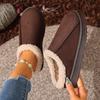 A Lazy Person Wearing Snow Boots New Women's Closed-toe Shoes Thick-soled Cotton Slippers