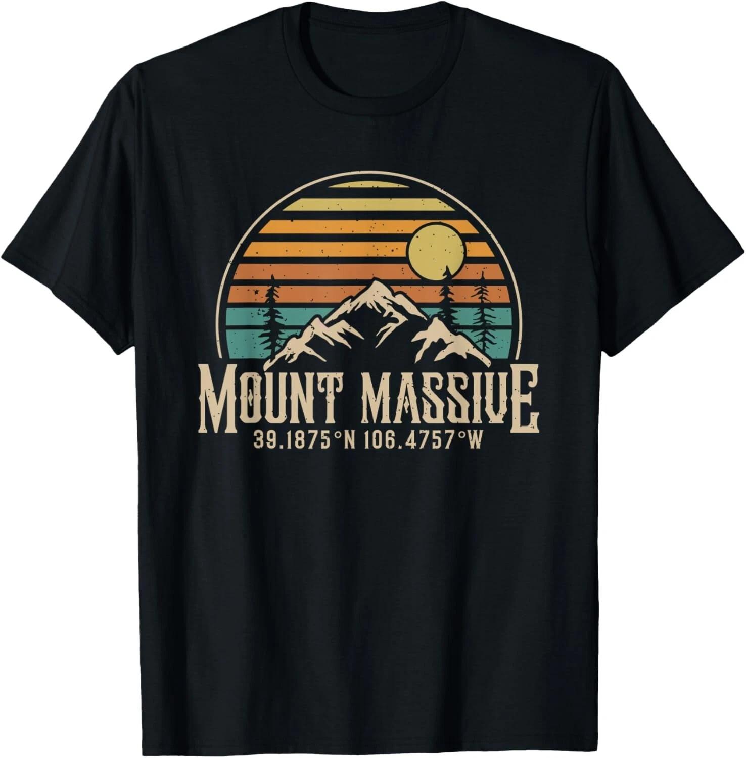 Climbing Mt Massive Colorado Hiking Mountain Mount Massive Gift Unisex T-Shirt S