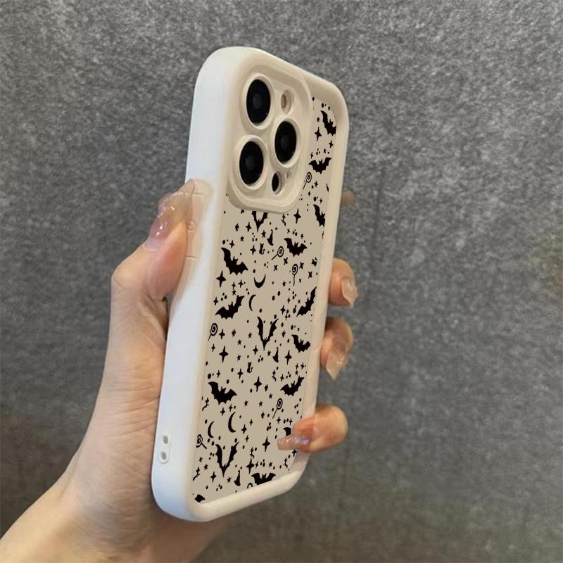 Vintage Red Bats Skull Trendy Pattern Soft Case For Xiaomi Redmi 13C 14C 13 Redmi Note 14 13 12 Pro Plus 5G 12S 11S 11 10 Cover