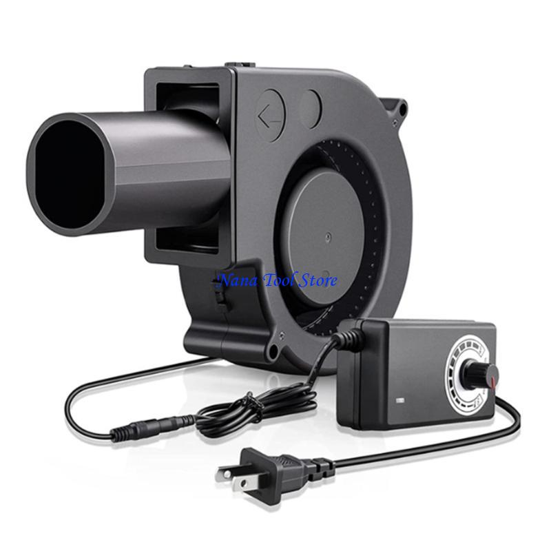 31GJ AC100-240V Вилка EU/US Регулируемый по скорости воздуходув 12В Печь Уличный Мобильный Портативный с Малой Воздухосборной Трубкой