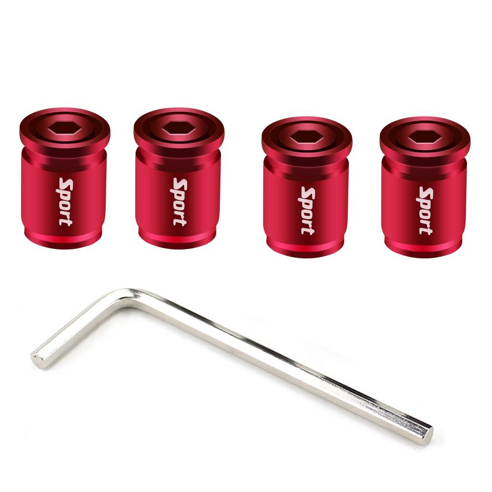 DSYCAR 1Set Anti-theft Sport Tire Valve Dust Caps Dustproof Tire Cap Valve Stem Caps for Cars Bike Moto New Stem Caps1