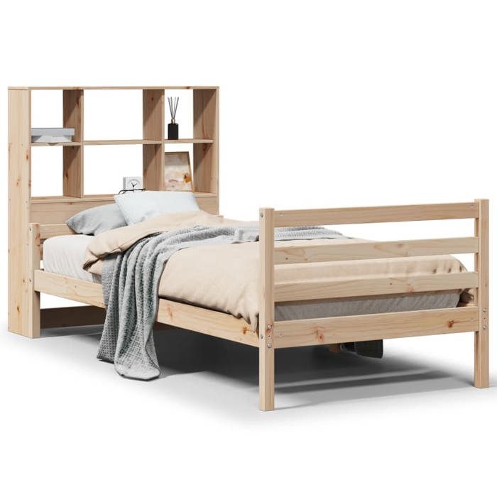 VidaXL Bunk Bed Without Mattress 90x200 Cm Solid Pine Wood, Bed, Bedroom Furniture, Bed with Storage, Bed 3322231