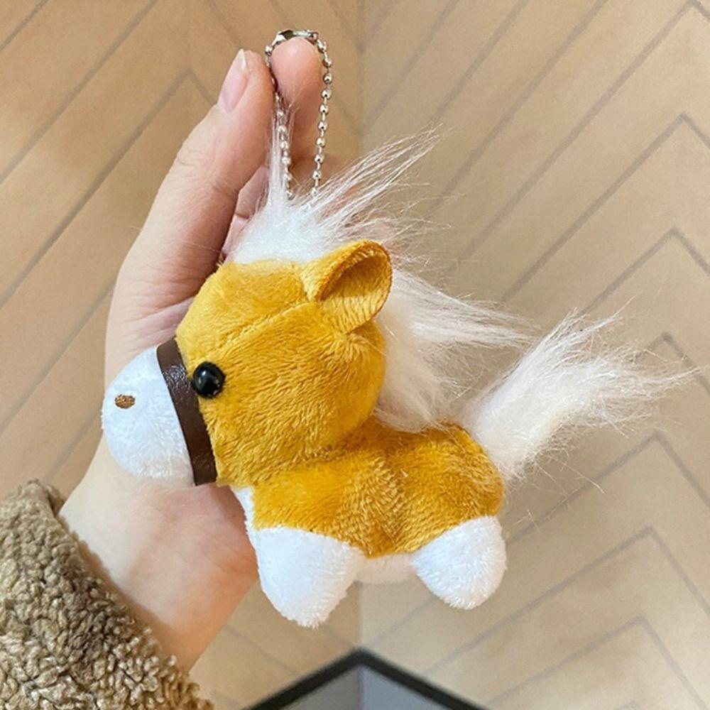 2Pcs Stuffed Animals Horses Plush Doll Hanging Decor Plush Horses Toy Boy Girl