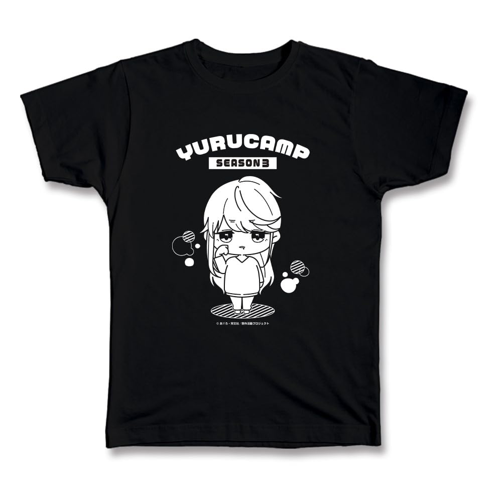 

Laid-back Camp SEASON3 T-shirt XL size Shima Rin Yurupuni TSAN-YX02-m02