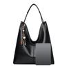 High Quality PU Women Shoulder Bag High-capacity Solid Fashion Handbag Crossbody Bag Women's Minimalist PU Leather Bag