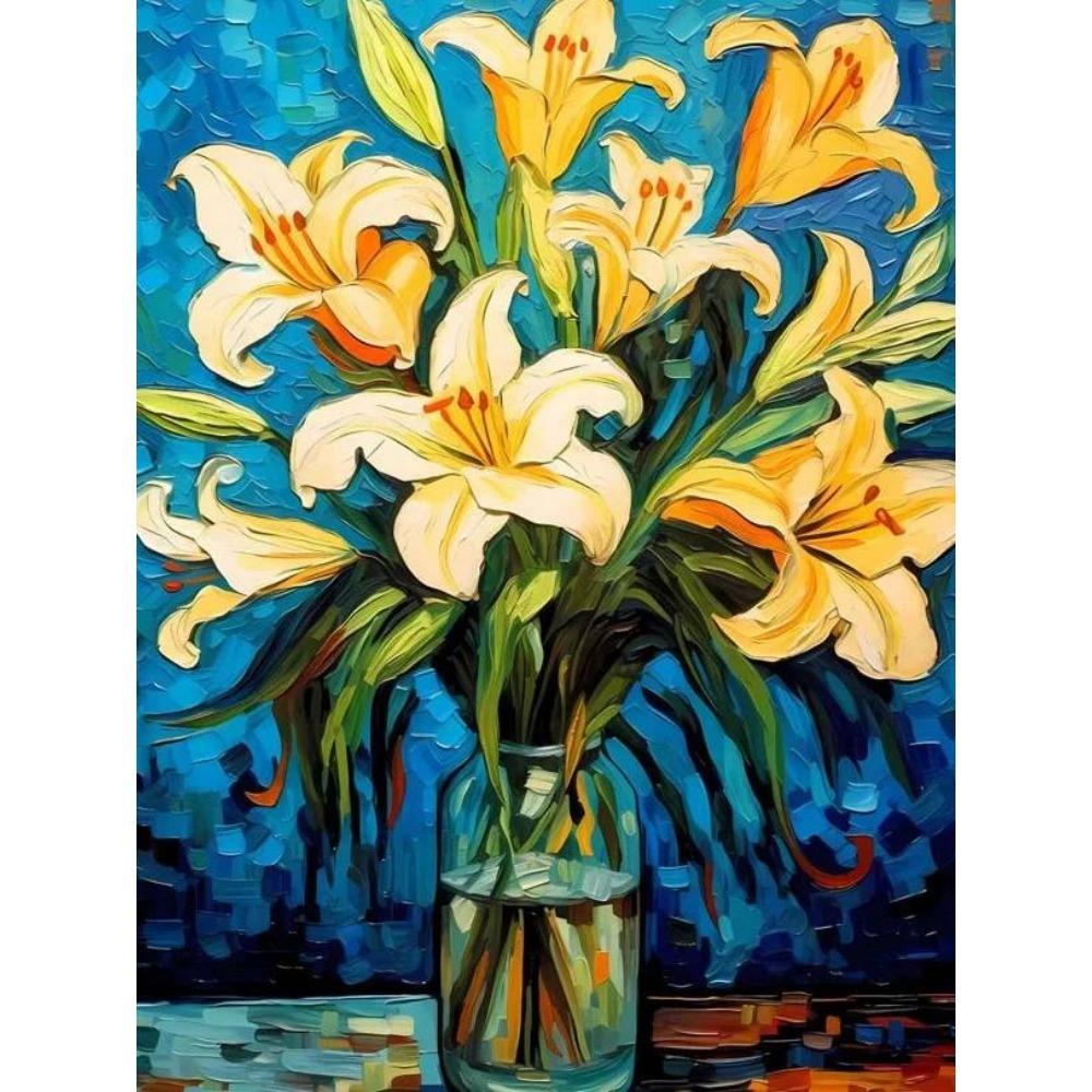 DIY Full Round Diamond Painting Cross Stitch 3D Animal Flower Home Decorative Art Style Diamond Painting 5d Diamond Art Painting