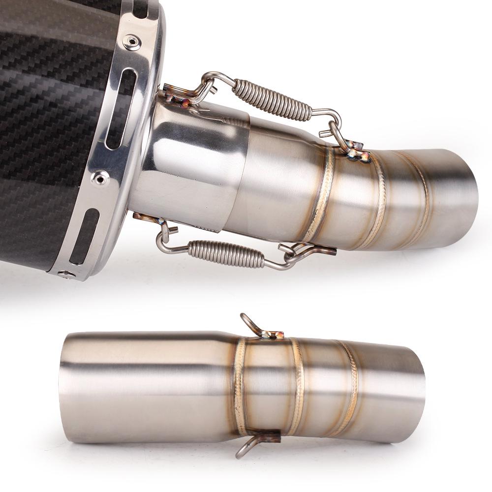 Benelli Leoncino 500 Carbon Fiber Mid-Section Tail Exhaust Pipe, Easy Installation.