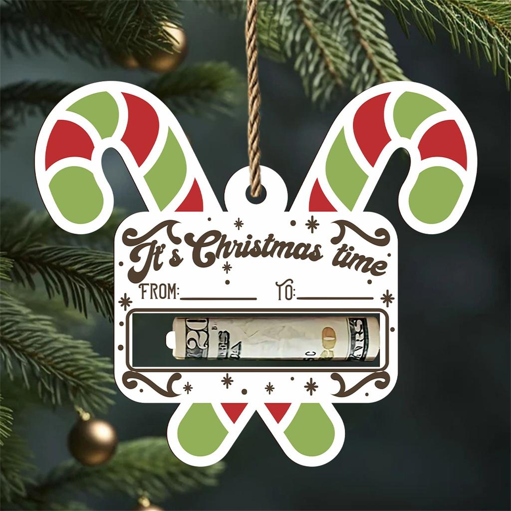 Christmas Money Holders Gift, Christmas Money Holders For Cash,Wooden Christmas Money Holder Gift,Christmas Money Holders Hanging Decor