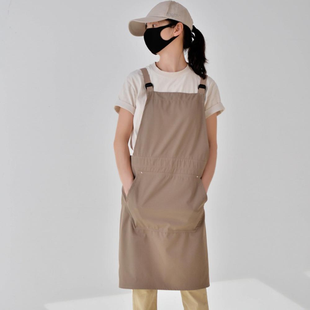 Durable Antifouling Kitchen Apron Waterproof Breathable Cooking Aprons Oilproof Wear-resistant Restaurant Uniform Household