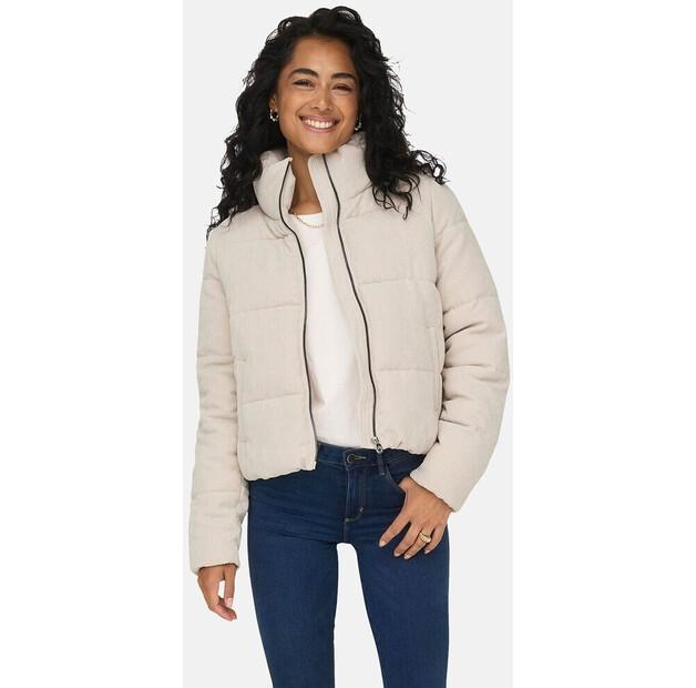 Куртка женская Only ONLNEWDOLLY CORDUROY PUFFER CC OTW Otw Noos moonstruck (15304768) серый