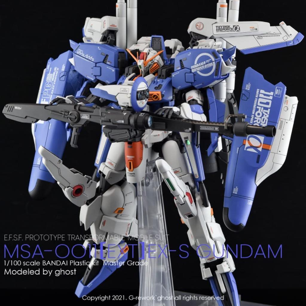 Fluorescent HG RG MG PG RE HiRM Robot MS Detail-Up Water-Transfer Decals (2 Decals for MG 1100 Ex-S GundamS Gundam)
