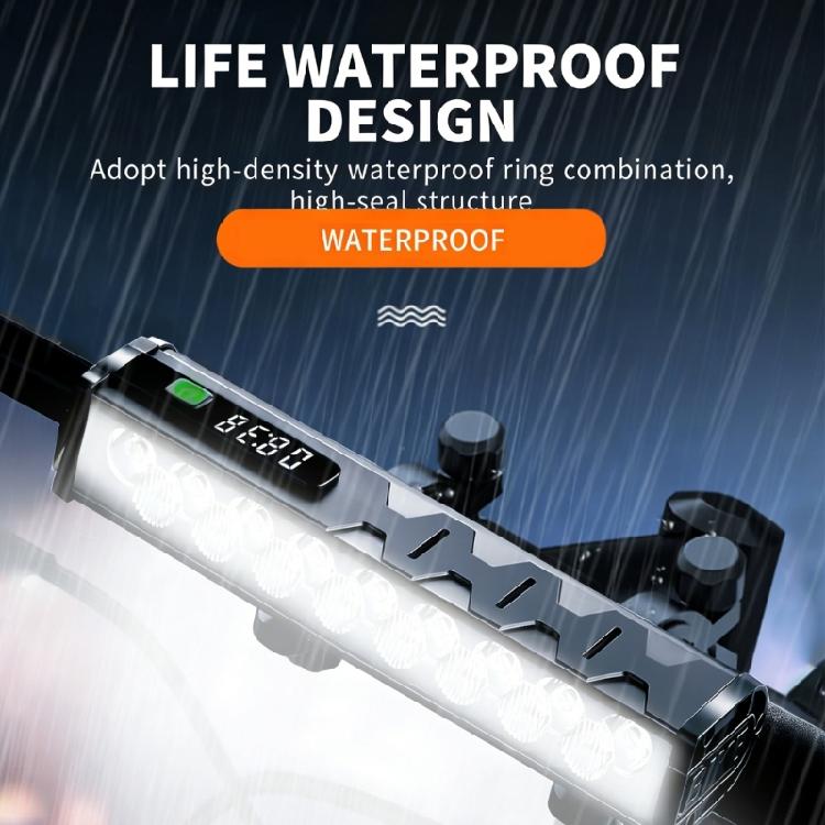 Bicycles Headlights Rechargeable Front Upgraded Intelligent Bike Light for Various Weather Commuting