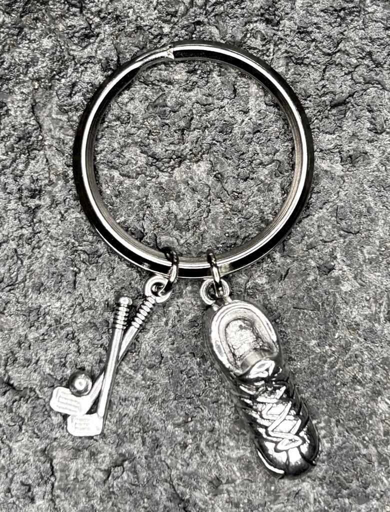 Golf Tournament Competition Souvenir Gift Keychain Lightweight Compact Metal Keychain [Woodstar]