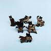 Classic Batman Cartoon Brooch – Superhero Badge and Anime Accessory