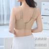 Back buckle oily satin seamless lift female fat large size seamless full fixed cup anti-sagging bra