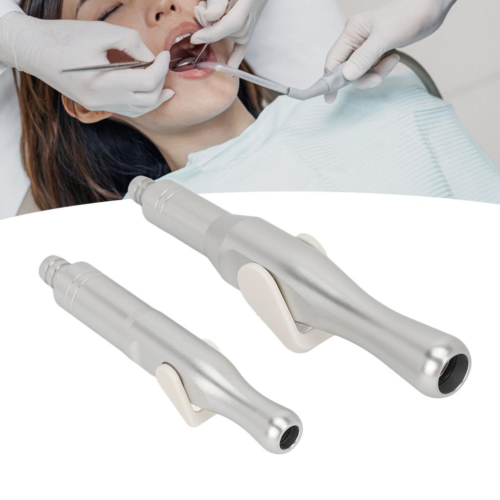 Dental Saliva Ejector Suction Valves Aluminum Alloy High Strong Short Weak Tip Adapter Dental Suction Valve Parts