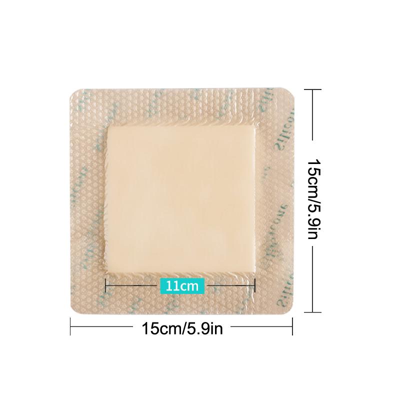 Hydrokoloidní adhezivní obvaz na rány 9 velikostí sterilní náplast na hojení proleženin podložka pro péči o rány pěnová obvazová náplast