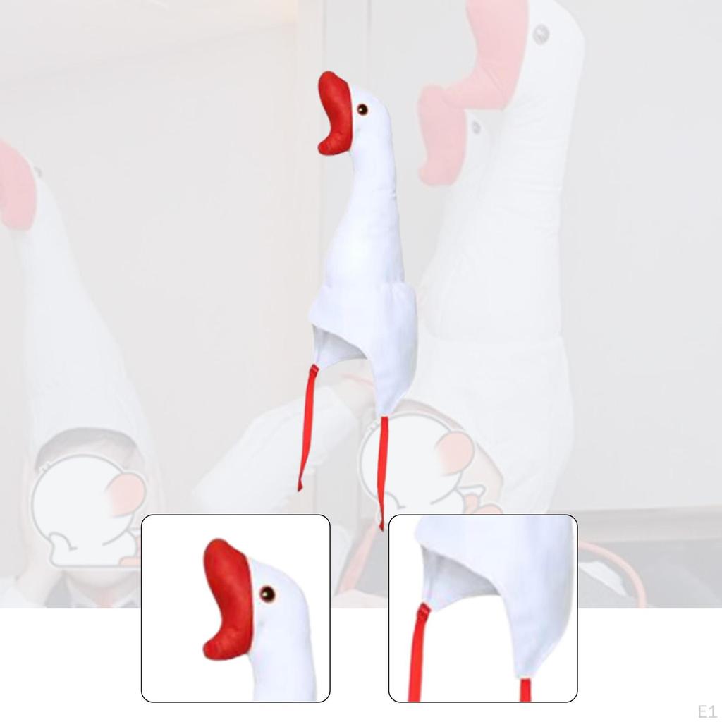 Czapka Gęś Czapka Zwierzęca, Nakrycie Głowy Kobiety Zabawny Dekor Akcesoria Kostiumowe na Imprezę Halloween Nakrycie Głowy dla