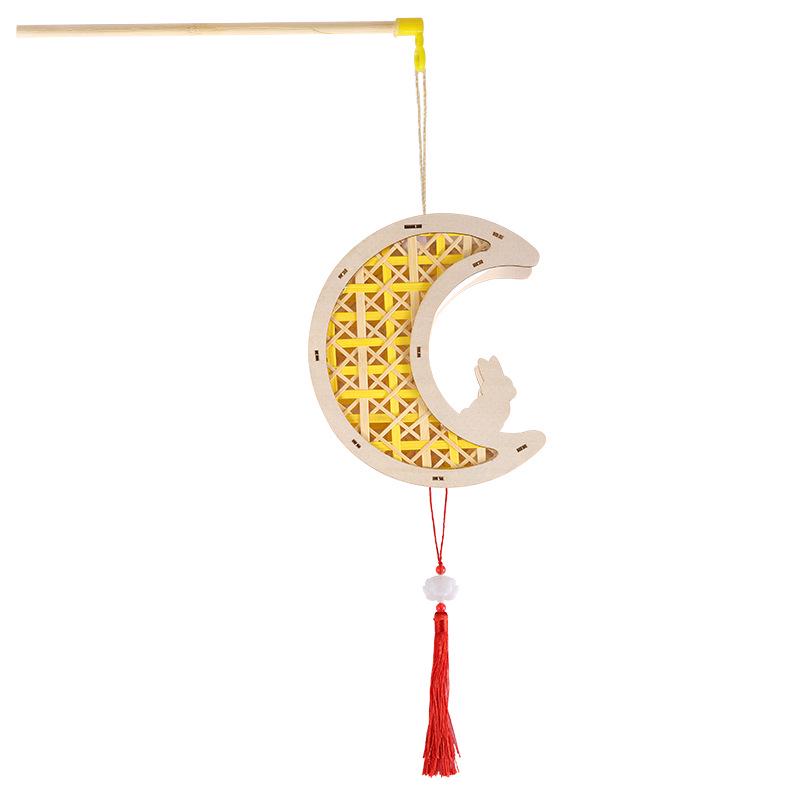 Handmade DIY Mid-Autumn Festival Luminous Rabbit Flower Lantern Kit