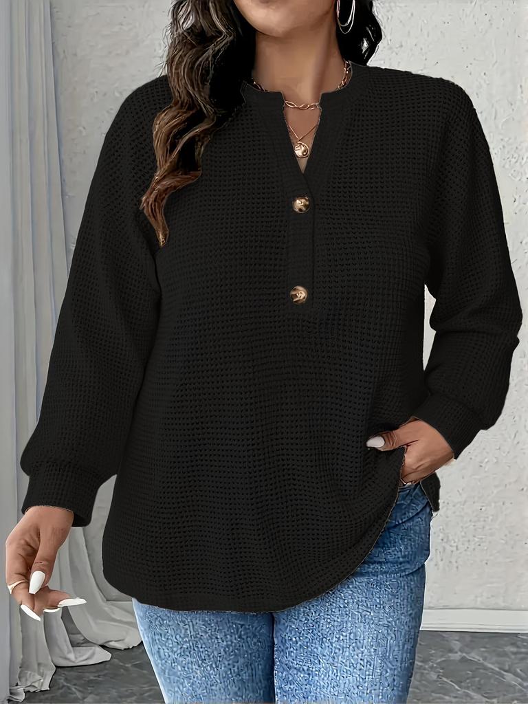 2025 New Pineapple Plaid Button T-shirt: Striped Casual Plus Size Women's Fashion