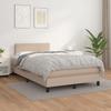 Exclusive House - Slatted Bed Base with Cappuccino Mattress 120x200 Cm