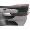 NLQR 2 Stück Türverkleidung Armlehnenabdeckung Schwarz Linke und Rechte Seite Ersatz Mikrofaserleder Kompatibel mit Honda Odyssey 2011 2012 2013 2014 2015