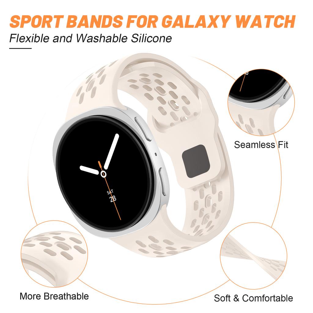 Sport Silicone band For Samsung Galaxy Watch 8/8 classic Strap 40mm 44mm 46mm Accessorie Bracelet correa Galaxy Watch ultra 47mm