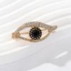 Crystal Pendant Devil Eye Brooch Pin Hollow Out Banquet Clothes Pin  Clothes Accessories