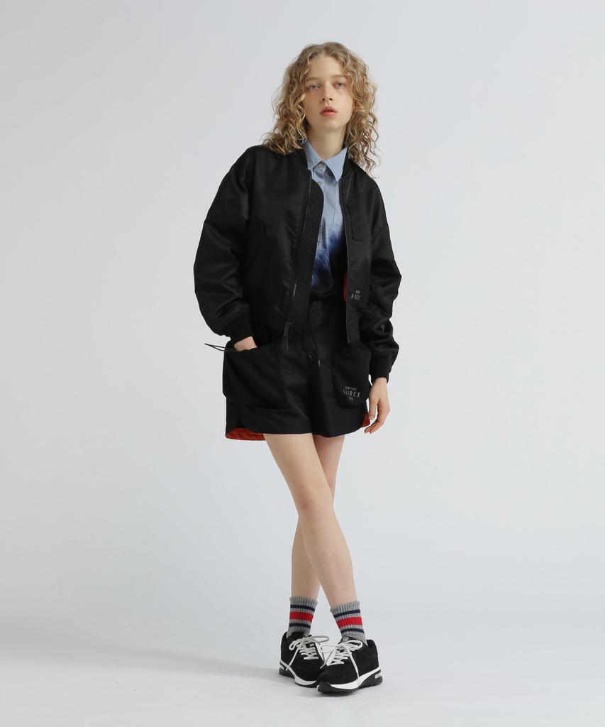 AVIREX SHORT LIGHT MA-1 black