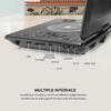 13.9 Inches Portable DVD Player Region-free USB Port 270 Degree Rotation Swivel Screen