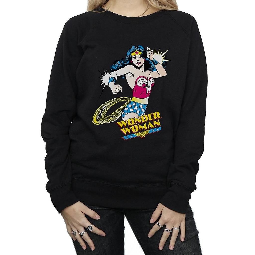 Wonder Woman Womens/Ladies Lasso Cotton Sweatshirt