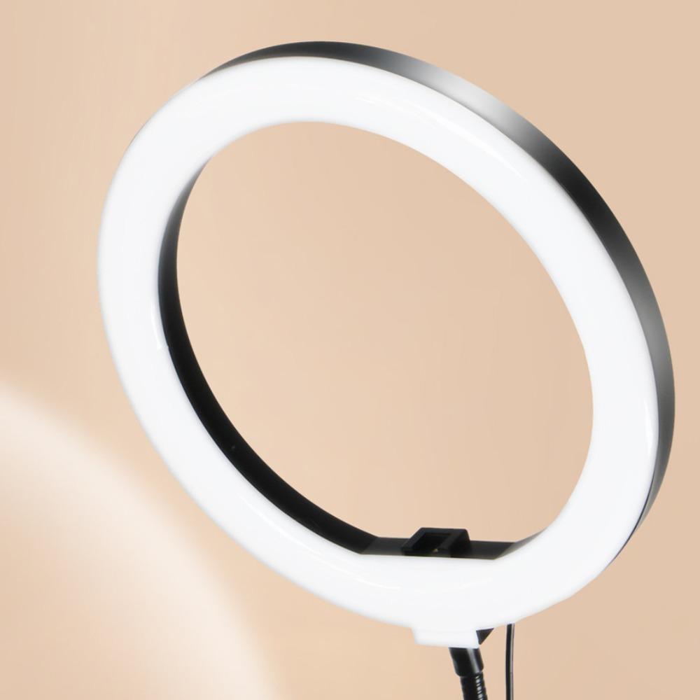 Adjustable Height Telescopic Phone Stand With Fill Light Clamp Type Phone Holder  Live Learning